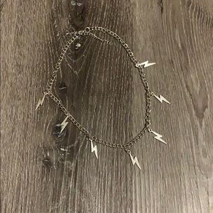 Lightning bolt choker